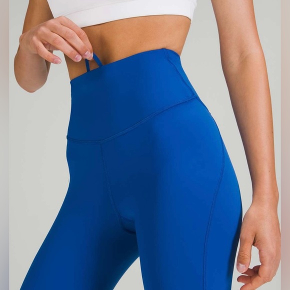 Lululemon Base Pace 25” running tights in symphony blue. Like new! Size 20. - Picture 3 of 9